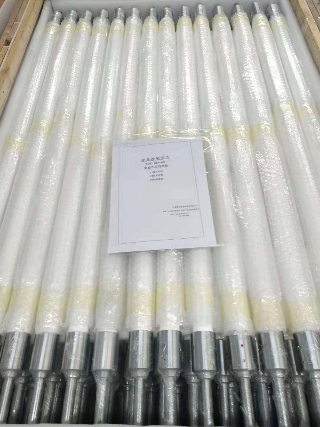 鹽城玻璃鋼化爐用石英陶瓷輥道